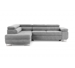 Rohová sedačka s funkcí spaní Annabelle levá - šedá Vogue 14