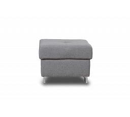 Pufa Annabelle Mini bez úložného prostoru / Sawana 05 / chromované nohy