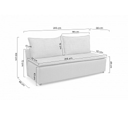 Pohovka Firioza s funkcí spaní