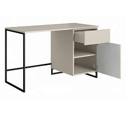 ASHA PSACÍ STŮL 120 1D1SZ - kašmír / černý rám