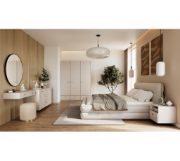 LORINI NOČNÍ STOLEK 45 1SZ - kašmír / černá T-bar / závěsný