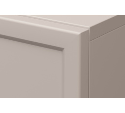 LORINI TOALETKA 100 2SZ - kašmír / černá úchytka / černý rám