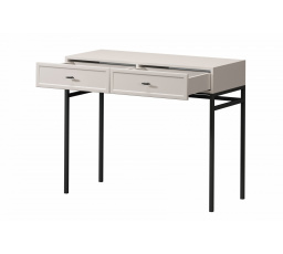 LORINI TOALETKA 100 2SZ - kašmír / černý T-bar / černý rám