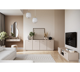 LORINI RTV 150 2SZ - kašmír / černý T-bar / sokl