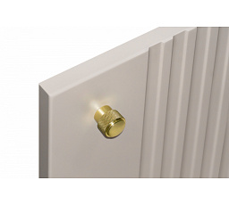 VESPER RTV 187 4D - kašmírová MDF / ořech / zlaté úchyty / sokl