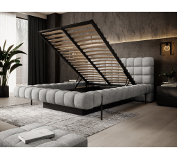 Postel Magentta + kovový rám / plynový zvedák / úložný box na lůžkoviny 160x200 Touch 03 1