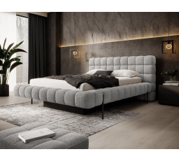 Postel Magentta + kovový rám / plynový zvedák / úložný box na lůžkoviny 140x200 Royal 04 1