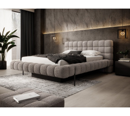 Postel Magentta + kovový rám / plynový píst / úložný box na lůžkoviny 140x200 Royal 20 1