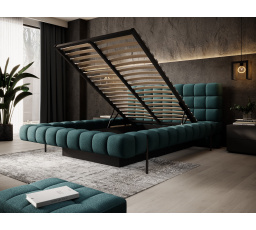 Postel Magentta + kovový rám / plynový zvedák / úložný box na lůžkoviny 180x200 Amore 38 1