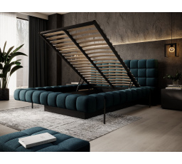 Postel Magentta + kovový rám / plynový zvedák / úložný box na lůžkoviny 160x200 Amore 40 1