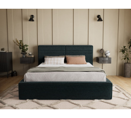 Pesillo Postel + dřevěný rám/ standardní zvedání/ úložný box na lůžkoviny 160x200 Modullo 35 1