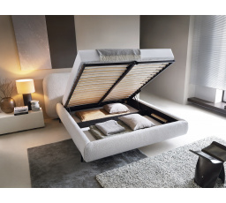 Postel Pointt + kovový rám / plynový píst / úložný box na lůžkoviny 140x200 Jaffray 18 1