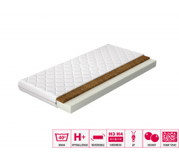 Matrace Pěnová Luna 90x200 Hypoalergenní potah Microfibre