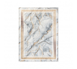 Squitta Šedá Zlatá 80x150 Koberec 150x80