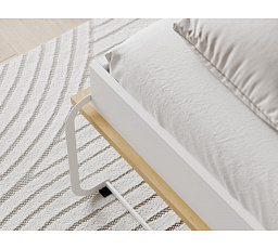Devesto horizontální výklopná postel 140 artisan dub LED artisan dub 200x140