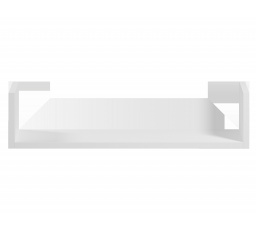 Vissta 60 Bílá police Biały 60x14 Není relevantní