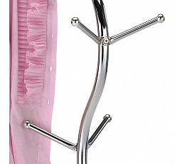 Věšák, kov, stříbrná, 80003-09 CR