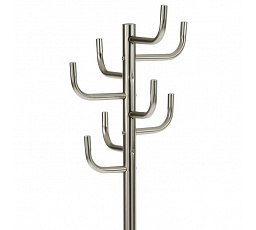 Stojanový věšák, kov, šedá, 80609-07