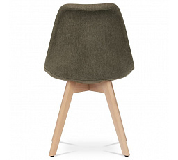 Jídelní židle, hnědá, látka, CT-751 BR2