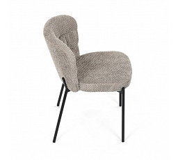 Jídelní židle, béžová, látka bouclé, CT-W1077 LAN2