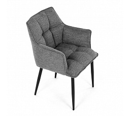Jídelní židle, šedá, látka, DCH-J2139 GREY2