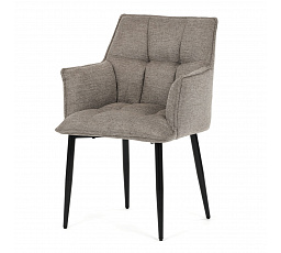 Jídelní židle, béžová, látka, DCH-J2139 LAN2