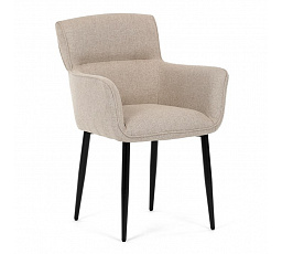 Jídelní židle, béžová, látka, DCH-J2159 CRM2