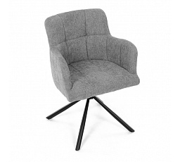 Jídelní židle, šedá, látka, DCH-T1122 GREY2