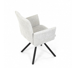 Jídelní židle, krémová, látka bouclé, DCH-W1117 CRM2