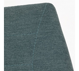 Jídelní židle, zelená, hladká látka, DCL-438 GRN2