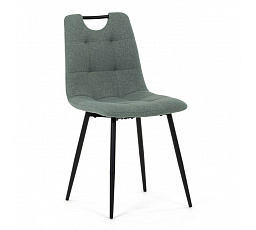 Jídelní židle, zelená, látka, DCL-V2017 GRN2