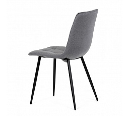 Jídelní židle, šedá, sametová látka, DCL-X7015 GREY2