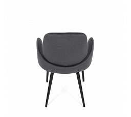 Jídelní židle, šedá, sametová látka, DCL-X7129 GREY2