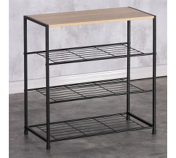 Botník, mdf, hnědá, GD-414 OAK