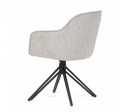 Jídelní židle, béžová, látka, HC-533 CRM2