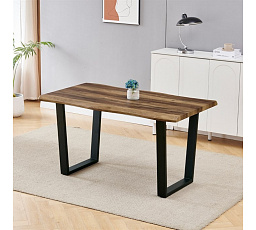 Jídelní stůl 140x80cm, mdf, old wood, HT-F4214 OLW