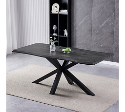 Jídelní stůl 180x90cm, mdf, šedý dub, HT-F4618 GREY