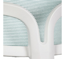 Dětská židle, výškově nastavitelná, modrá síťovina, KA-C801 BLUE