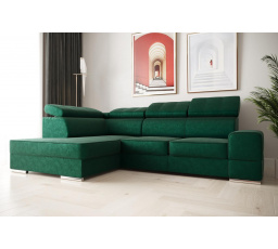 Rohová sedací souprava ROYAL I 260×185 - šedá , pravá