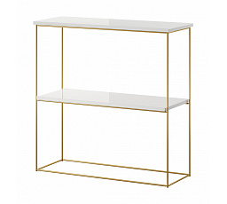 Konzole Toni Zlatý+Bílý Lesk