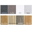 Postel s matrací ALDEX SHELF 180x80 Bílá+Uhlíková
