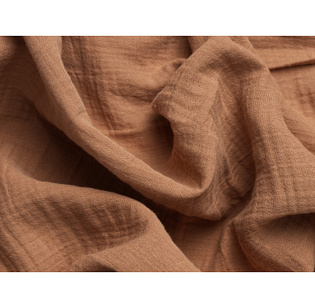 Francouzské mušelínové povlečení hnědé