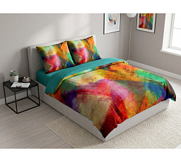 Moderní 3D povlečení 140x200, 70x90 Colorful