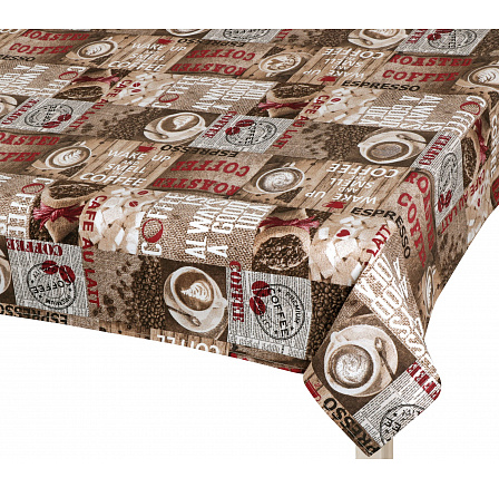 Ubrus zrnková káva