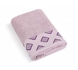 Froté ručník Diamant 50x100cm 500g fialový