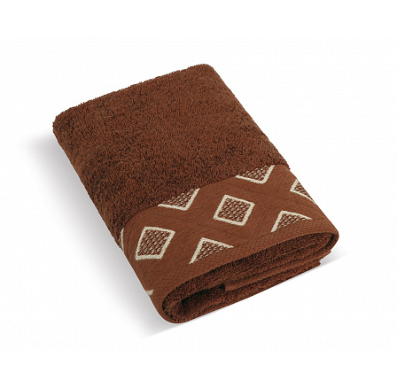 Froté osuška Diamant 70x140cm 500g hnědá