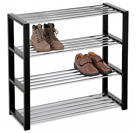 Botník, masiv, černá, 83168-14 BK