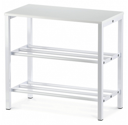 Botník, kov, bílá, 83168-42 WT Botník, kov, bílá, 83168-42 WT