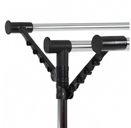 Stojan na šaty, kov, černá, 84521 BK