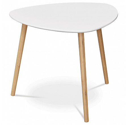 Konferenční stolek 55x55x45cm, mdf, bílá, AF-1134 WT